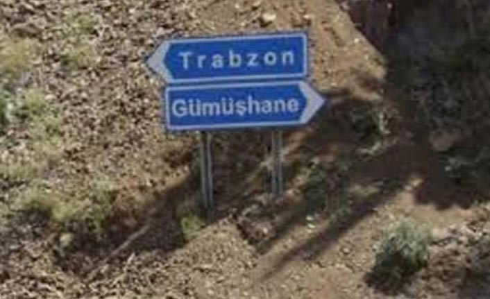 Trabzon-Gümüşhane yolunda temizlik çalışması