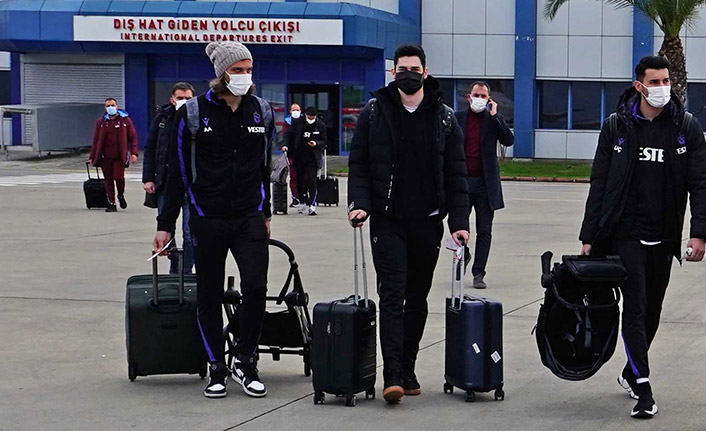 Trabzonspor İstanbul’a gitti