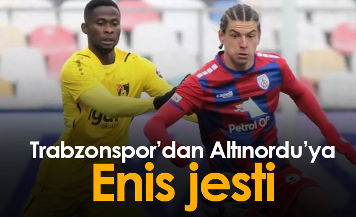 Trabzonspor'dan Altınordu'ya Enis Destan jesti