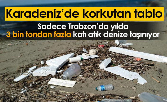 “Karadeniz’de katı atık ve plastik kirliliği hızla artıyor”