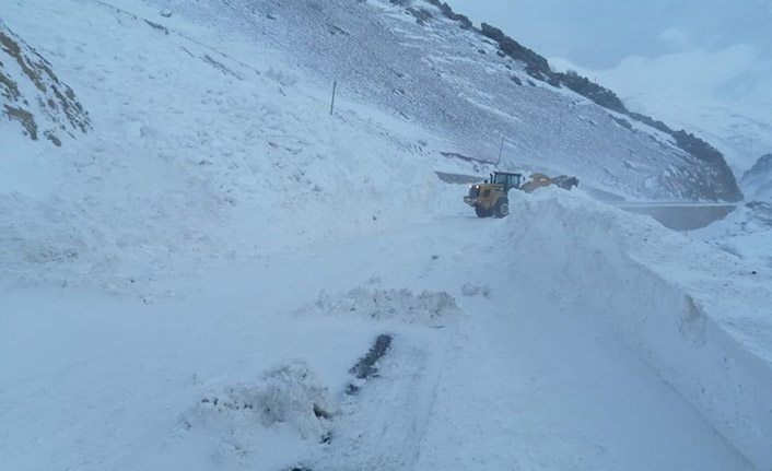 Bayburt-Trabzon yoluna çığ düştü