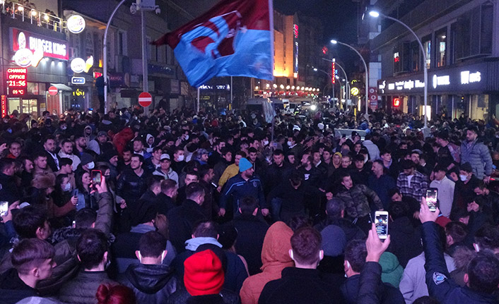 Trabzon'da galibiyet coşkusu