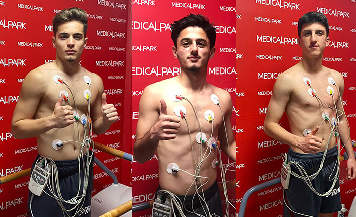 Trabzonspor'un genç transferleri kontrolden geçti