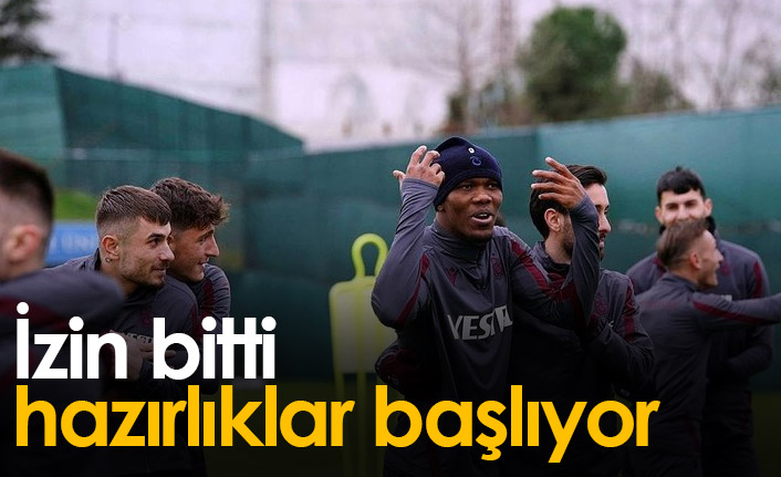 Trabzonspor'da izin bitti