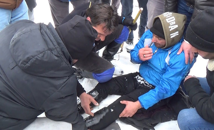 Ayağını kırdı turnuva yarım kaldı