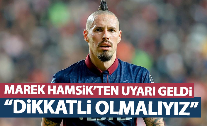 Marek Hamsik'ten şampiyonluk uyarısı: Dikkatli olmalıyız!