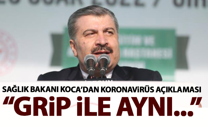 Sağlık Bakanından Giresun'da koronavirüs açıklaması: Griple aynı!