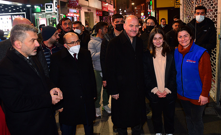 Bakan Soylu Trabzon’da vatandaşlarla buluştu