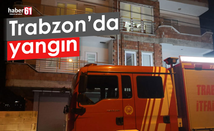 Trabzon'da baca yangını