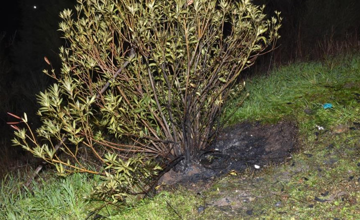 Yanan valizden ceset çıktı!