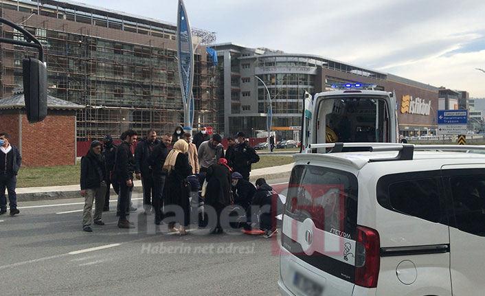 Trabzon’da kaza! Karşıdan karşıya geçen kadına araç çarptı