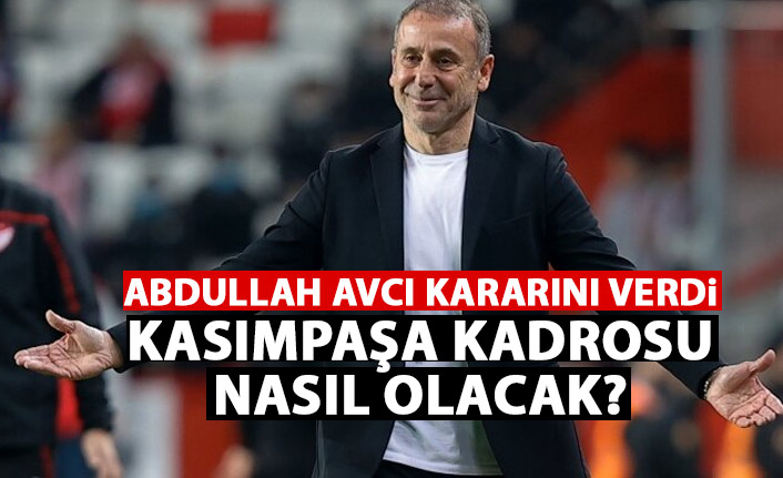 Trabzonspor'un Kasımpaşa kadrosu nasıl olacak?