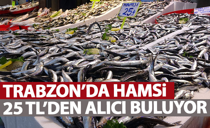 Hamsi Trabzon’da 25 TL’den alıcı buluyor