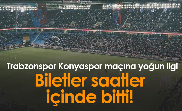 Trabzonspor taraftarı biletlere hücum etti!