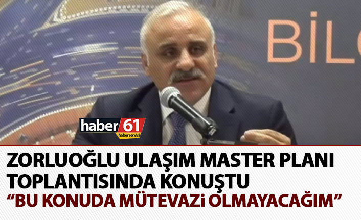 Zorluoğlu “Bu konuda mütevazi olamayacağım” dedi! Ulaşım planını tek tek açıkladı