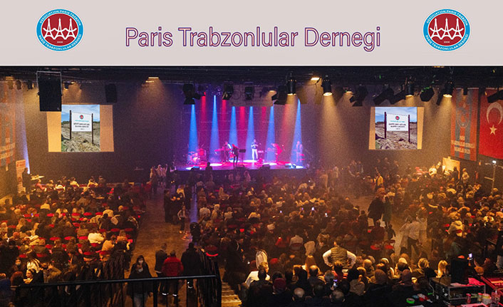 Paris'te Trabzon gecesi düzenlendi