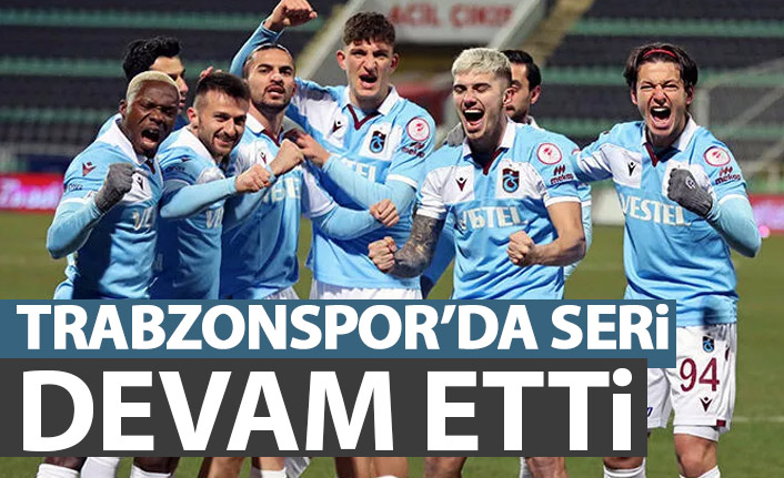 Trabzonspor'da seri devam etti