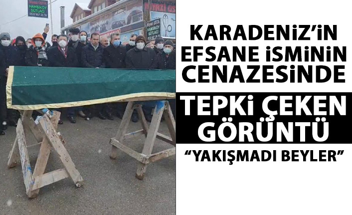 Sait Uçar'ın cenazesindeki görüntü tepki çekti: Yakışmadı beyler