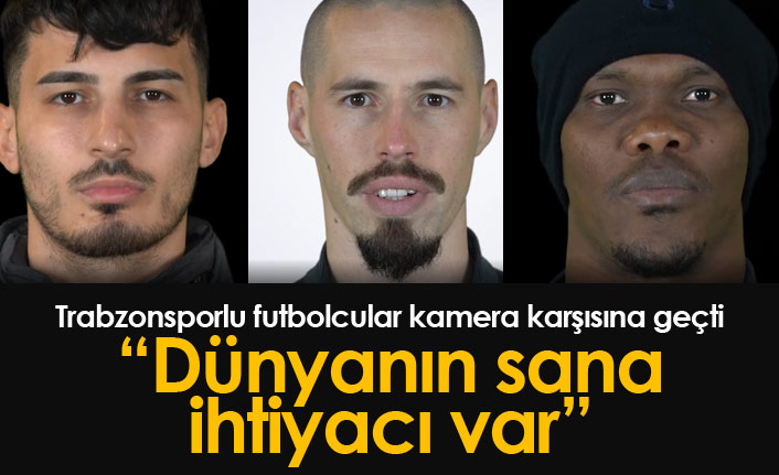 Trabzonsporlu futbolcular iklim değişikliğine dikkati çekti