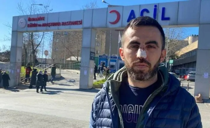 Covid-19'lu hastadan sağlık çalışanına saldırı