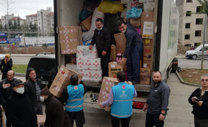Trabzon'dan İdlib'e yardım