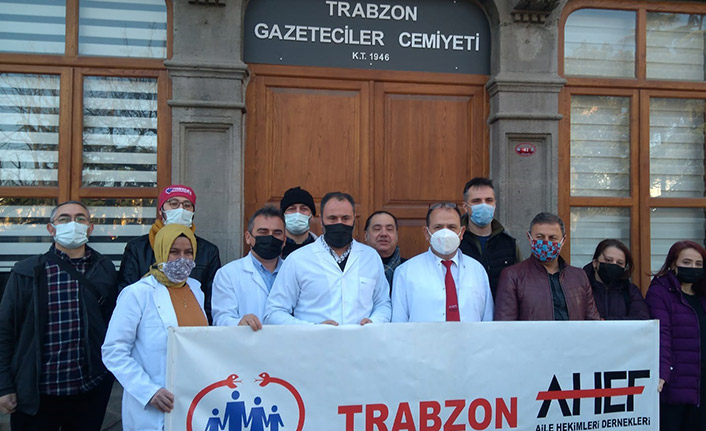 Aile Hekimleri Trabzon’dan Sağlık Bakanlığı’na seslendi! “Baskılara boyun eğmeyeceğiz”
