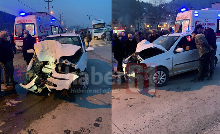 Trabzon’da kaza 1 kişi yaralandı