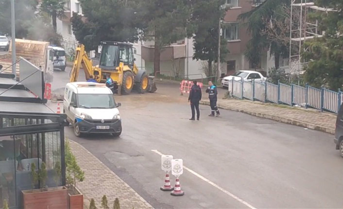 Trabzon’da korku dolu anlar! Doğalgaz borusu patladı
