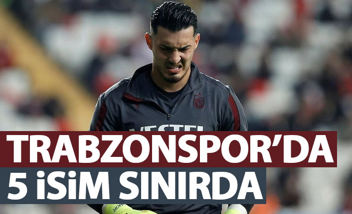 Trabzonspor’da Alanyaspor maçı öncesi 5 isim ceza sınırında