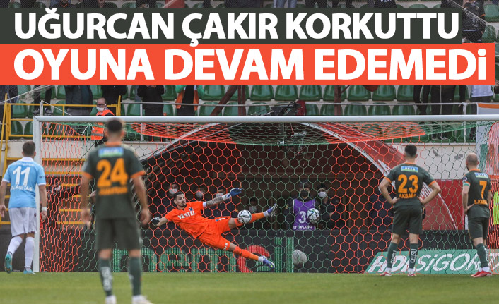 Trabzonspor’da Uğurcan Çakır sakatlandı: Kaleyi Erce devraldı