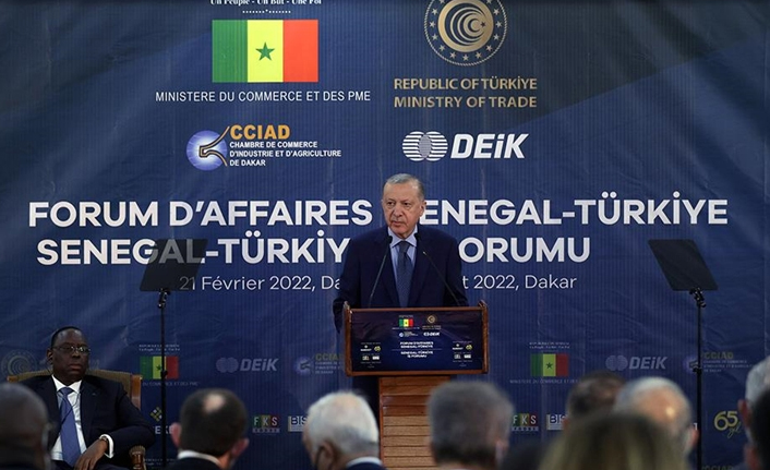 Cumhurbaşkanı Erdoğan, Türkiye-Senegal İş Forumu'ndaki konuştu