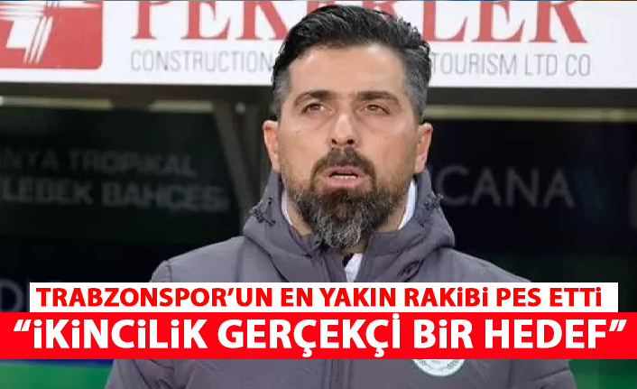 Konyaspor teknik direktörü pes etti: İkincilik gerçekçi bir hedef