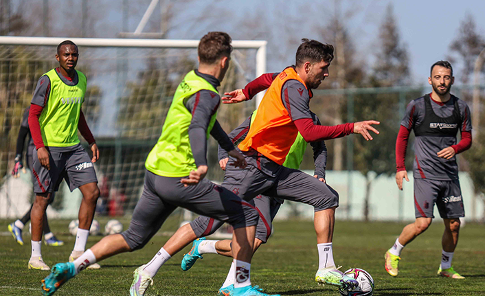 Trabzonspor Kayserispor maçı hazırlıklarını sürdürdü