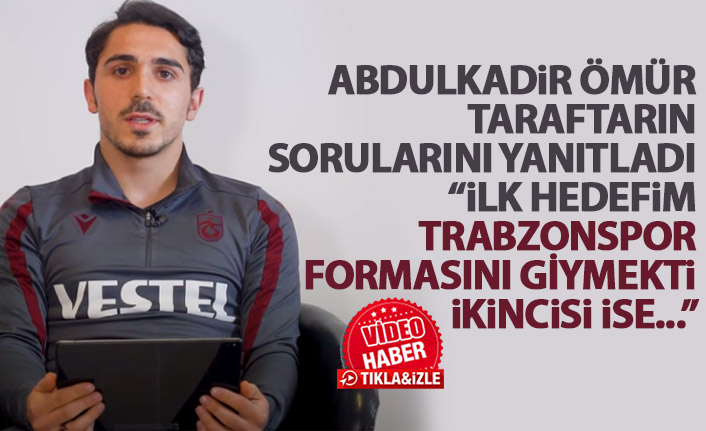 Abdulkadir Ömür taraftarın sorularını yanıtladı: Tek hedefimiz...