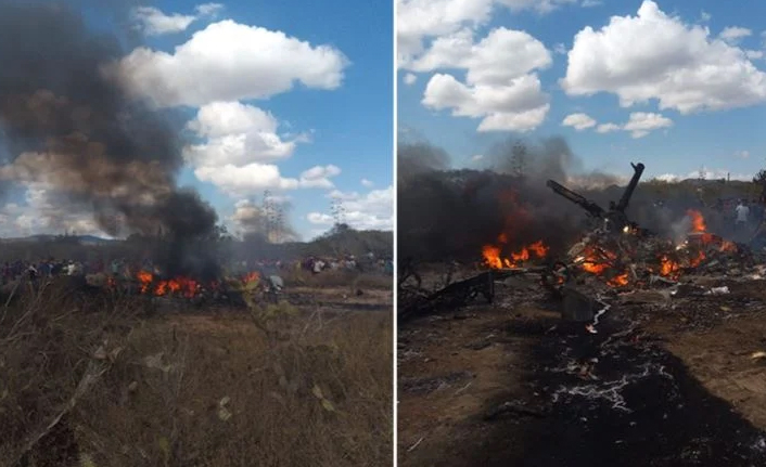 Venezuela’da askeri helikopter düştü