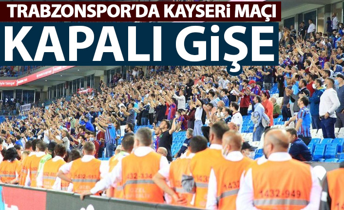Trabzonspor kapalı gişe!
