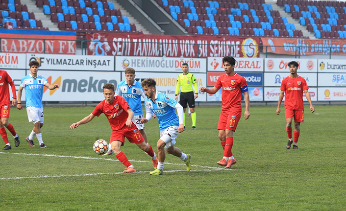 Trabzonspor'un gençleri berabere kaldı