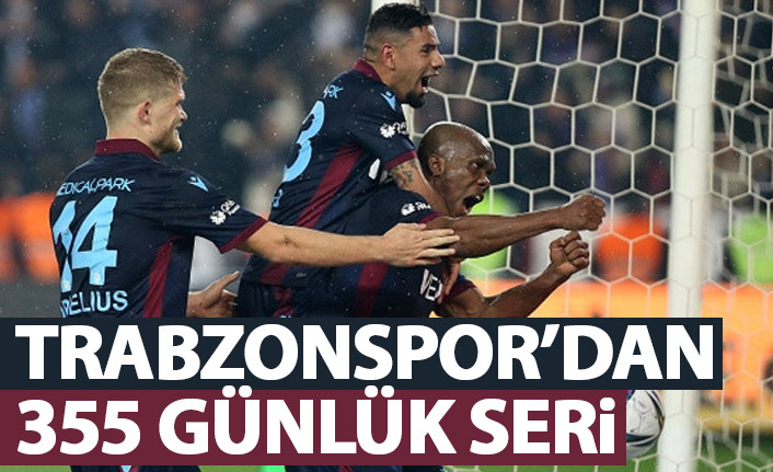 Trabzonspor'dan 355 günlük seri