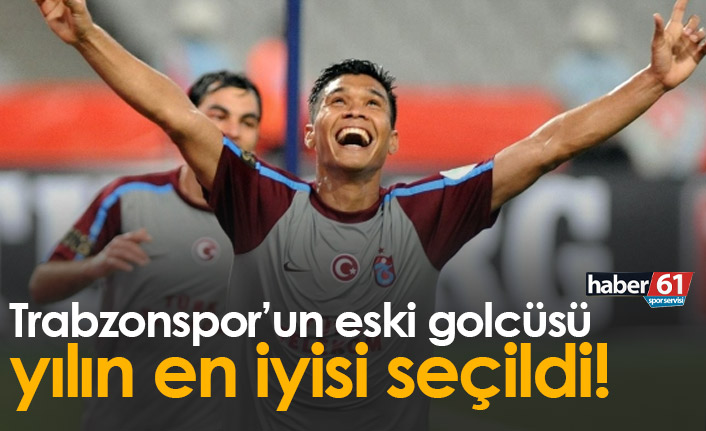 Trabzonspor’un eski golcüsü Teofilo Gutierrez ödül aldı!