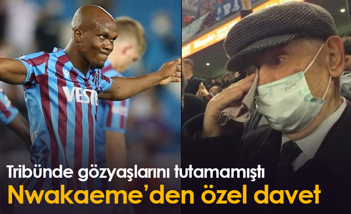 Trabzonspor maçında gözyaşlarını tutamamıştı, Nwakaeme'den davet geldi