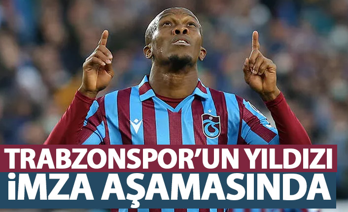 Trabzonspor'un yıldızı imza aşamasında