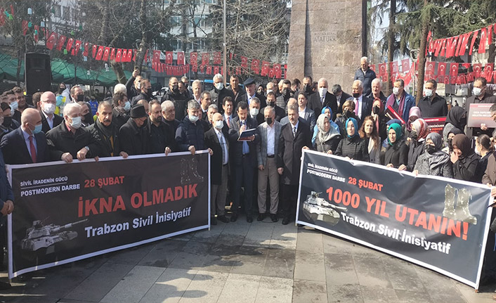 Trabzon’da 28 Şubat açıklaması! “Bin yıl geçse de unutmayacağız”
