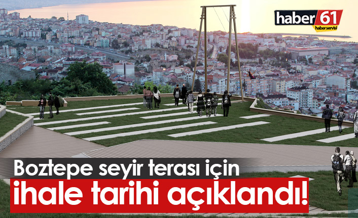 Trabzon’da yapılacak seyir terası için ihale tarihi belli oldu