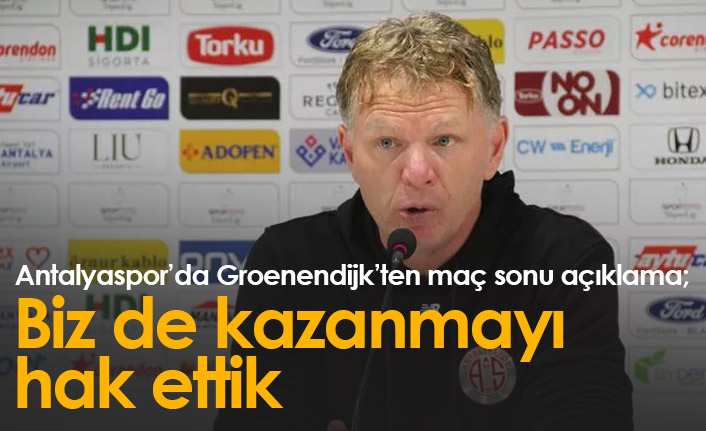 "Biz de kazanmayı hak ettik"