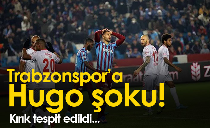 Trabzonspor'a Vitor Hugo şoku