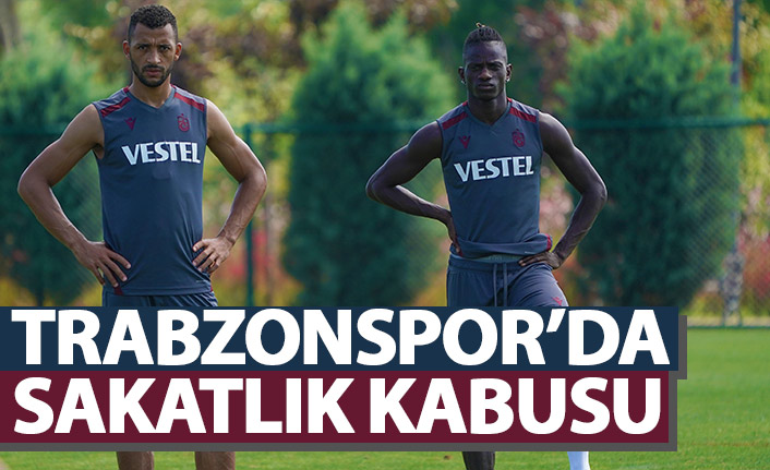 Trabzonspor'da sakatlık kabusu. 3 Yıldız sezonu kapattı. 2 Mart 2022