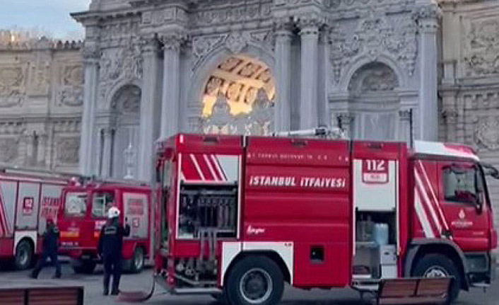 Dolmabahçe Sarayı'nda yangın