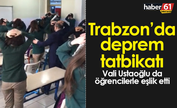 Trabzon'da deprem tatbikatı yapıldı