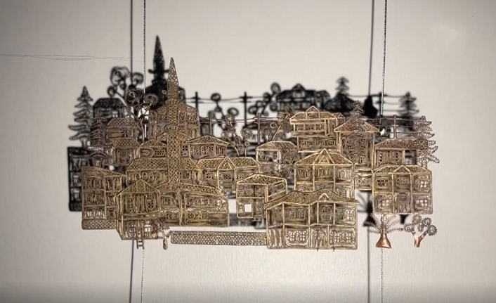 Trabzon'u anlatan motifler hasır, kazaziye ve telkari ile buluştu