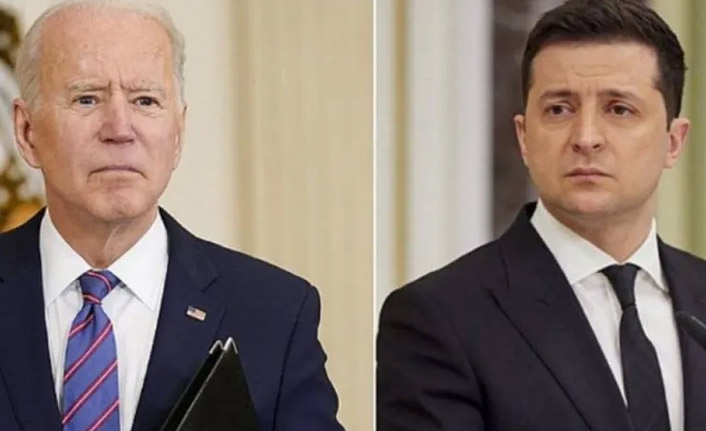 Biden, Ukrayna Devlet Başkanı Zelenski ile görüştü